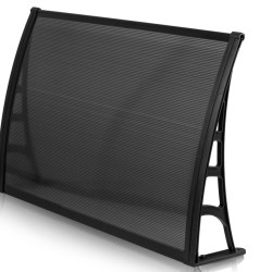 LOTUS Kapı Pencere Üstü Pratik Sundurma 70x120 - Siyah