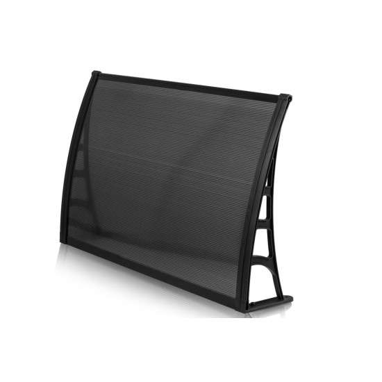 LOTUS Kapı Pencere Üstü Pratik Sundurma 70x120 - Siyah - Kapı Üstü Pratik Sundurma