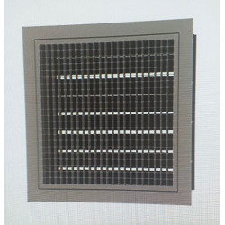 15X15 Çift Sıra Kanatlı Zıt Damperli Menfez