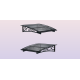 Metal Taşıyıcılı Kapı Üstü Pratik Sundurma Antrasit - Siyah Levha 100 x 70 Md2 - Metal Taşıyıcı Kapı Üstü Pratik Sundurma