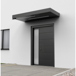 Alüminyum Işıklı Sundurma Korrain Lux Solo Left 200 cm x 90 cm Ledli