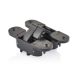 Akordiyon Menteşe Ayarlı (Siyah) 135 mm - Merkez Zamak 10.314.135 - Akordiyon Menteşeler