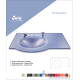 Cam Lavabo Quin Modeli 100x56 Cm - Cam Lavabo Modelleri