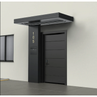 Alüminyum Işıklı Sundurma Vera Viela Mono Left 200 cm x 90 cm Ledli Posta Kutulu