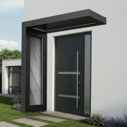 Alüminyum Işıklı Sundurma Viela Compact  200 cm x 90 cm Ledli