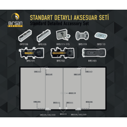 Birsan Hidrolik Motor Standart Detaylı Yer Hidroliği BRS 102-STD