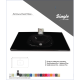 Cam Lavabo Single Modeli 90x56 cm - Cam Lavabo Modelleri