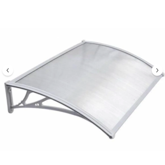 Kapı Üstü Pratik Sundurma 120 X 60 cm Gri - Kapı Üstü Pratik Sundurma