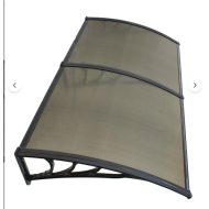 Kapı Üstü Pratik Sundurma 200 X 80 cm Siyah
