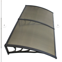 Kapı Üstü Pratik Sundurma 200 X 80 cm Siyah