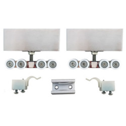 HT-8450-SET Geniş Dik Köşeli Sürme Cam Kapı Mekanizma Seti