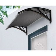 Kapı Üstü Pratik Sundurma 150 X 100 cm Siyah