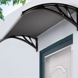 Kapı Üstü Pratik Sundurma 150 X 100 cm Siyah