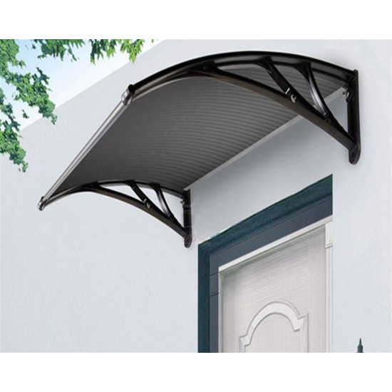 Kapı Üstü Pratik Sundurma 150 X 100 cm Siyah - Kapı Üstü Pratik Sundurma