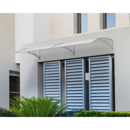 Kapı Üstü Pratik Sundurma 200 X 100 cm Gri - Kapı Üstü Pratik Sundurma