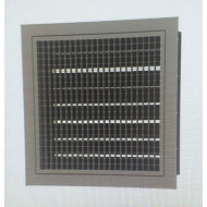 60X60 Çift Sıra Kanatlı Zıt Damperli Menfez