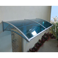 TF Prolüx Seri 15.15 Alüminyum Ayaklı Sundurma 150 X 150 Mavi 4 mm Solid Levha