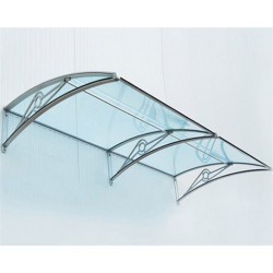 TF Prolüx Seri 15.15 Alüminyum Ayaklı Sundurma 150 X 150 Yeşil 4 mm Solid Levha