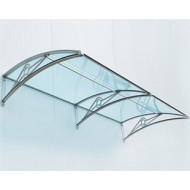 TF Prolüx Seri 15.15 Alüminyum Ayaklı Sundurma 150 X 150 Yeşil 3 mm Solid Levha