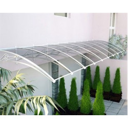 TF Prolüx Seri 15.15 Alüminyum Ayaklı Sundurma 150 X 150 Gri 3 mm Solid Levha