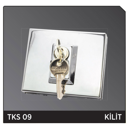 Teksan Cam Kapı Kilidi TKS 09 - Cam Kapı Kilitleri