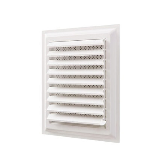 Plastik Banyo Wc Havalandırma Menfezi Yüzeysel Hareketli Panjur 44 X 34 Cm - Plastik Yüzeysel Menfez