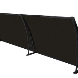 CROCUS Kapı Pencere Üstü Pratik Sundurma 80×240 – Siyah