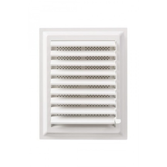 Plastik Banyo Wc Havalandırma Menfezi Yüzeysel Hareketli 25X25 Cm - Plastik Yüzeysel Menfez