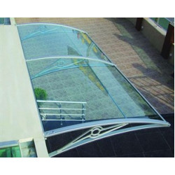 TF Prolüx Seri 15.15 Alüminyum Ayaklı Sundurma 150 X 150 Yeşil 3 mm Solid Levha