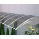 TF Prolüx Seri 15.15 Alüminyum Ayaklı Sundurma 150 X 150 Gri 3 mm Solid Levha - Alüminyum Ayaklı Sundurmalar