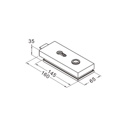 THR-1400-NAAL Thoor Edge Cam Kapı Kilidi