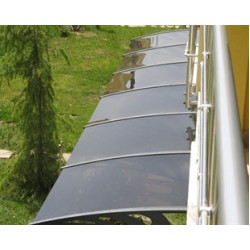 Transpaforza TF STD 1.10 Kapı Üstü Sundurma 100 X 100 Bronz