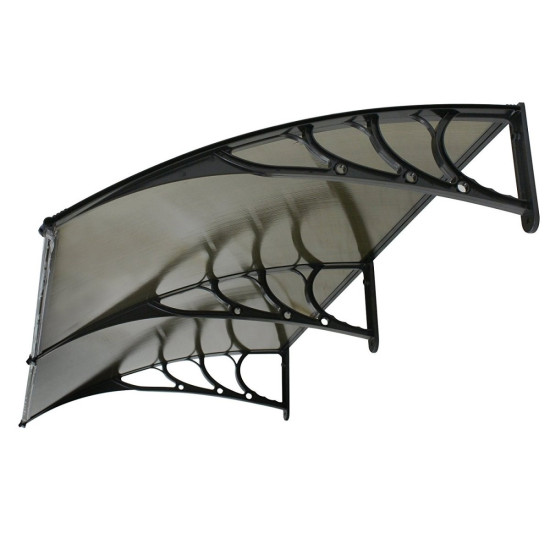 Kapı Üstü Pratik Sundurma 240 X 100 cm Siyah