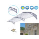 Kapı Üstü Pratik Sundurma 200 X 100 cm Gri - Kapı Üstü Pratik Sundurma