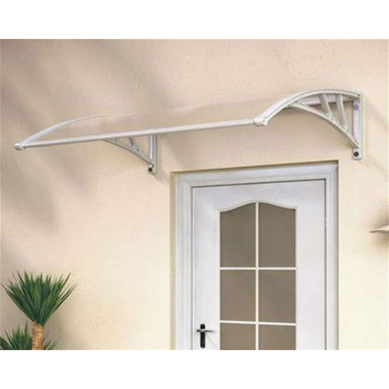Kapı Üstü Pratik Sundurma 150 X 100 cm Gri - Kapı Üstü Pratik Sundurma