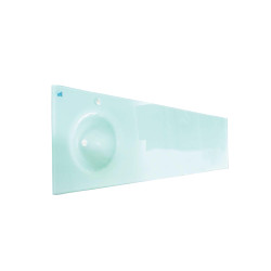 Cam Lavabo Vizyon Modeli 80x56 cm