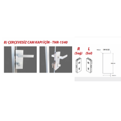 THOOR VEDGE CAM KAPI KİLİDİ - SOL