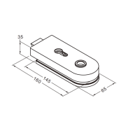 THR-1100-MBAL Thoor Round Cam Kapı Kilidi