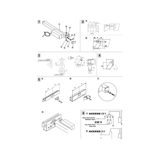 Twin Access 17 24 V. açkı mekanizması 17 cm açılır