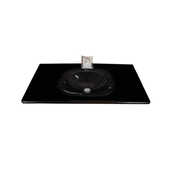 Cam Lavabo Single Modeli 100x56 cm - Cam Lavabo Modelleri