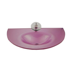 Cam Lavabo Safir Modeli 80x56 cm