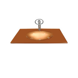Cam Lavabo Klas Modeli 100x56 cm