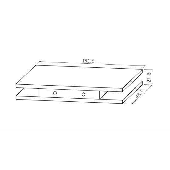 KD070/20-112 Düz Üst Menteşe Cam Kapı - Cam Kapı Menteşeleri
