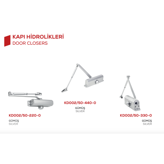 Kale Kapı Hidroliği  NO:3 (45-60 KG) - Kapı Hidroliği - Kapı İticisi