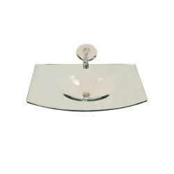 Cam Lavabo Dore Modeli 90x56 cm