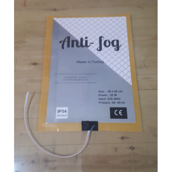 Ayna Buğu Önleyici Rezistans 12 V - 24 V DC  Oval 70x70 cm - Ayna Buğu Önleyici Rezistans