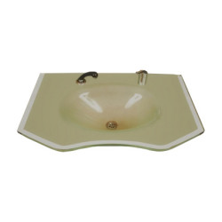 Cam Lavabo Conan Modeli 90x56 cm