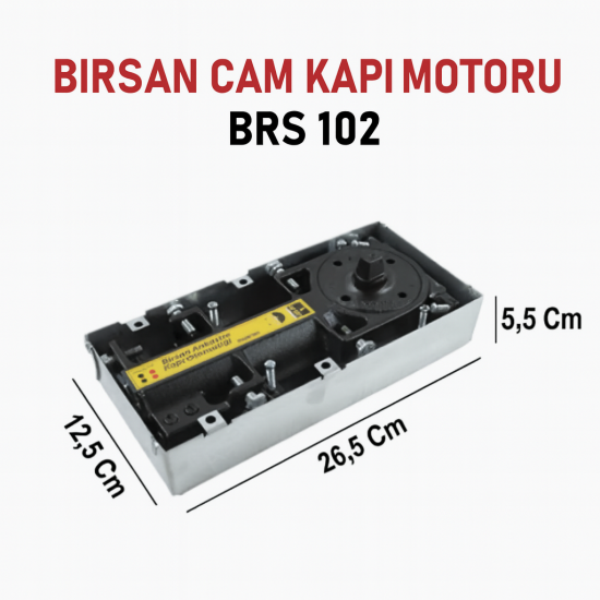 Birsan Hidrolik Motor Tek BRS 102, Birsan Cam Kapı Motoru, Cam Kapı Yer Hidroliği - Cam Kapı Pompası Hidroliği