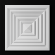 30X30 Kare Anemostad Menfez Damperli - Kare Anemostad