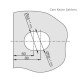Hoppe Atlanta HCS GDA1530 Kapı Kolu-Mandal / Kırmızı-Yeşil Cam Cama Set - Ofis Bölme Aksesuarları